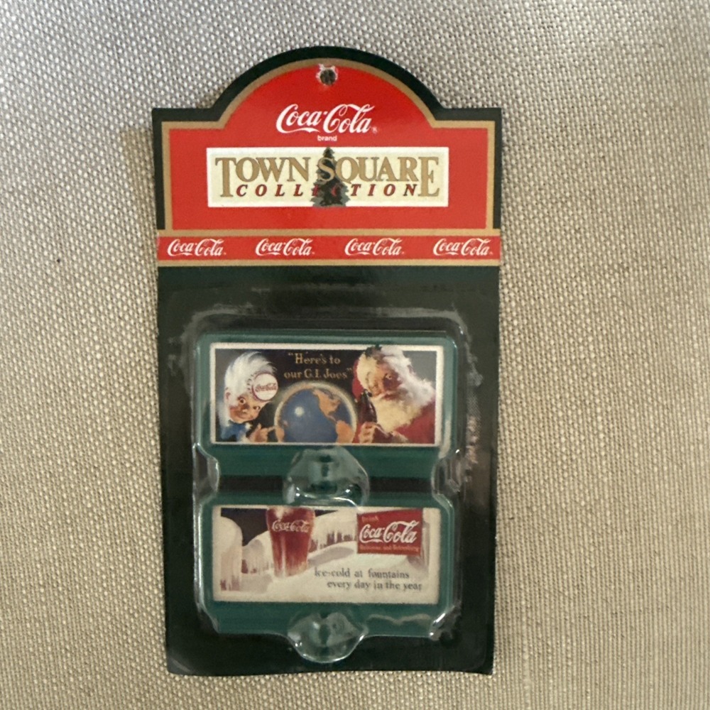 CocaCola Town Square Collection 1992 BILLBOARDS (2) PACK -NEW UNOPENED-collector